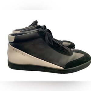 New Mens ASOS Religion College of Deviant behavior mid top athletic shoes 10